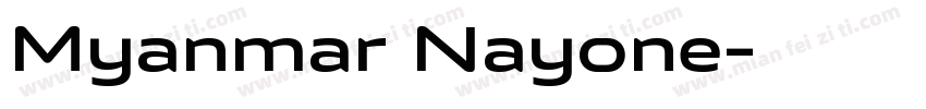 Myanmar Nayone字体转换